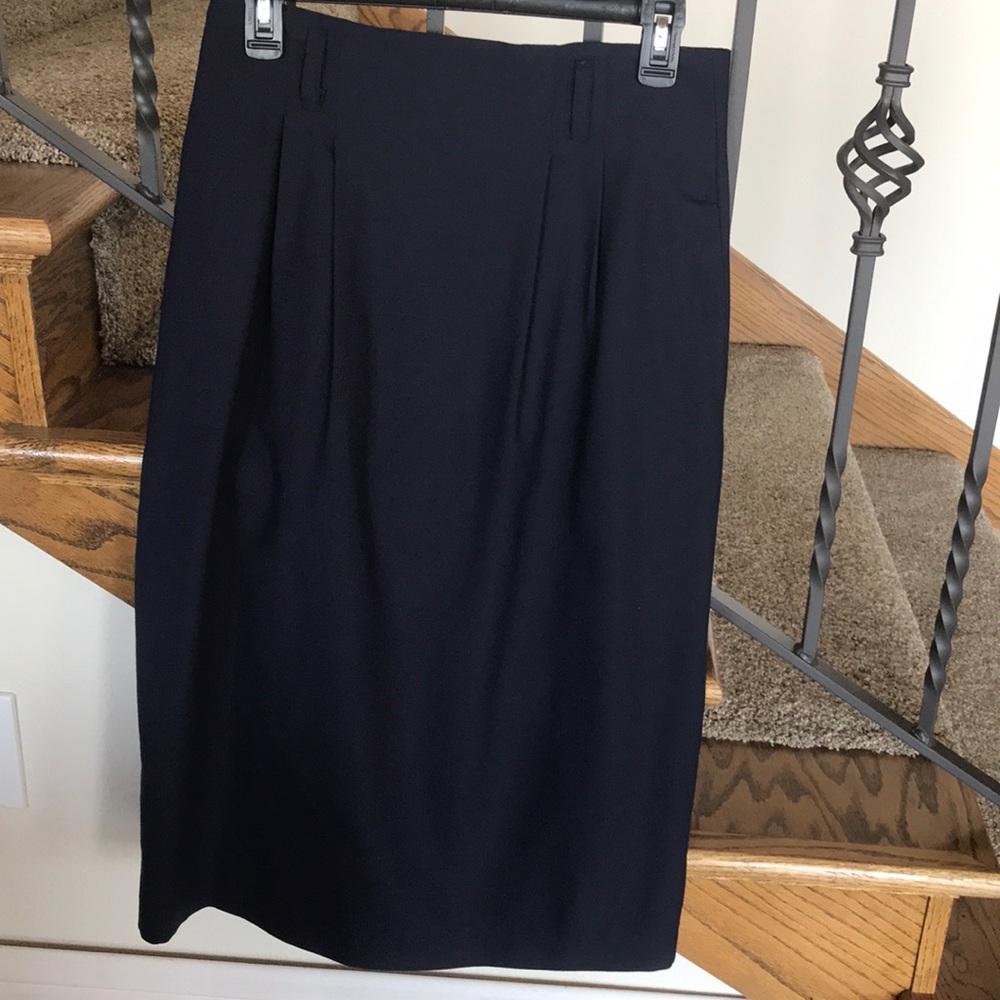SK & Company navy blue skirt, size 8